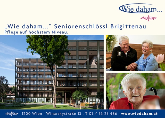 “Wie daham…” Seniorenschlössl Brigittenau