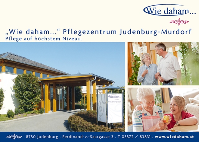“Wie daham…” Pflegezentrum Judenburg-Murdorf