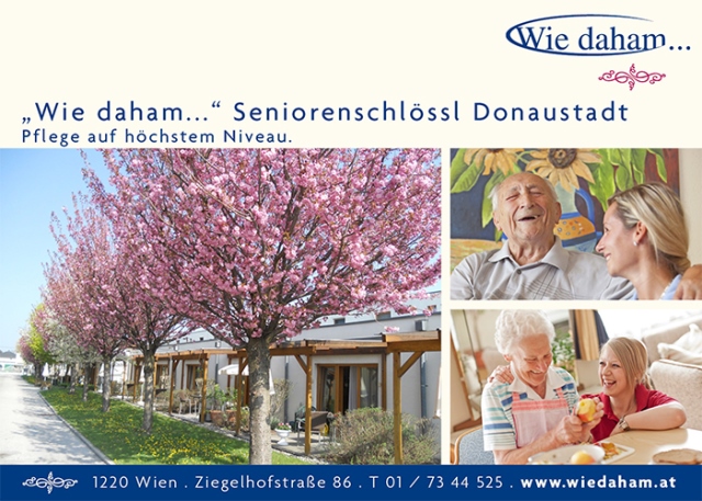 “Wie daham…” Pflegezentrum Wien-Donaustadt